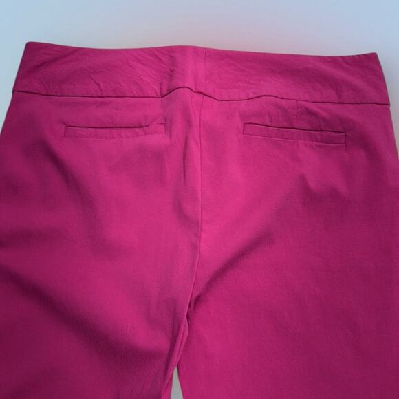 THE LIMITED Women's 10 Vibrant Pink EXACT STRETCH Ankle Pants - Picture 3 of 5